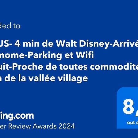 Lotus- 4 Min De Walt Disney-Arrivee Autonome-Parking Et Wifi Gratuit-Proche De Toutes Commodites 5Min De La Vallee Village Chessy  Luaran gambar